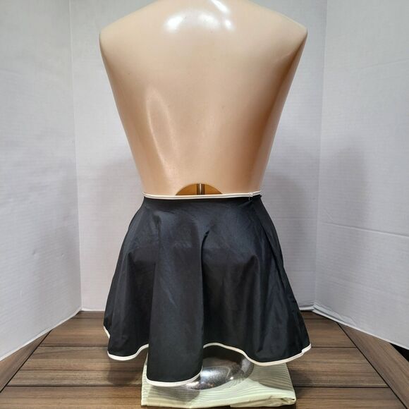 Forplay Catalog Lingerie Mini Skirt B&W w/ Hearts - Size M/L - Picture 7 of 10